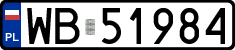 License plates of Poland, Regular car plates