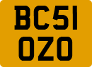 License plate of the United Kingdom, 2001 year system