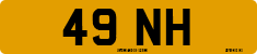 License plate of the United Kingdom, 1932 year system