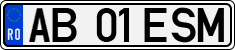License plate of Romania, Regular plates