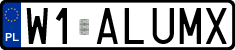 License plates of Poland, Vanity Plates