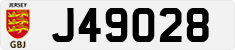 License plate of Jersey, Regular plates (J123456)