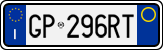 License plate of Italy, Cars (1994 year series)