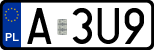 License plates of Poland, Regular car plates
