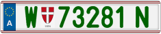 License plate of Austria, Regular plates