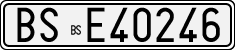License plate of Italy, Cars (1927 year series)
