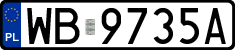 License plates of Poland, Regular car plates
