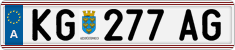 License plate of Austria, Regular plates