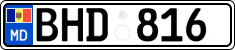 License plate of Moldova, Cars (2015)