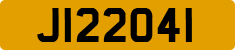 License plate of Jersey, Regular plates (J123456)