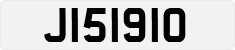 License plate of Jersey, Regular plates (J123456)
