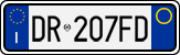 License plate of Italy, Cars (1994 year series)