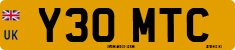 License plate of the United Kingdom, 1983 year system