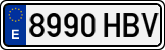 License plates of Spain, Ordinary (2000)
