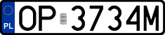 License plates of Poland, Regular car plates