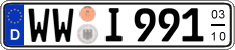 German license plate, Seasonal plates