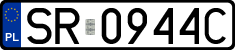 License plates of Poland, Regular car plates