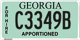 Georgia, Apportioned
