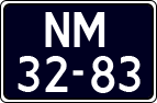 License plate of the Netherlands, Imported oldtimers (motorcycles)