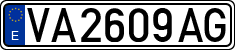 License plates of Spain, 1971 year series