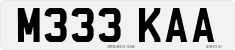 License plate of the United Kingdom, 1983 year system