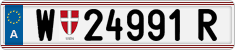 License plate of Austria, Regular plates