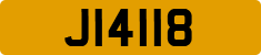 License plate of Jersey, Regular plates (J123456)