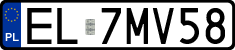 License plates of Poland, Regular car plates