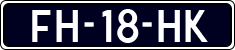 License plate of the Netherlands, Cars