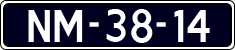 License plate of the Netherlands, Imported oldtimers (motorcycles)
