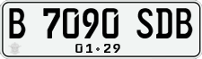 License plate of Indonesia, Regular plates