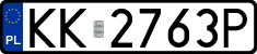 License plates of Poland, Regular car plates