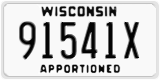 Wisconsin, Apportioned (12345A)