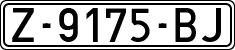 License plates of Spain, 1971 year series