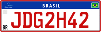 License plate of Brazil, Commercial vehicles (Mercosul)