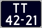 License plate of the Netherlands, Cars