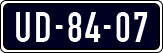 License plate of the Netherlands, Cars