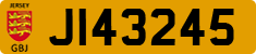 License plate of Jersey, Regular plates (J123456)