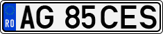 License plate of Romania, Regular plates