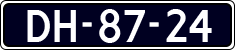 License plate of the Netherlands, Imported oldtimers (cars)