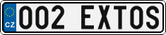 License plate of the Czech Republic, Vanity Plates