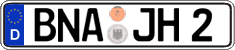 German license plate, Regular plates