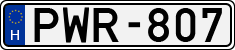 license plates of Hungary, Cars (1990)