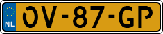 License plate of the Netherlands, Semi-trailers