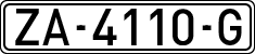 License plates of Spain, 1971 year series