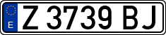 License plates of Spain, 1971 year series