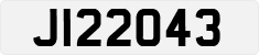 License plate of Jersey, Regular plates (J123456)