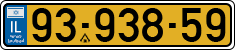 License plate of Israel, Regular plates