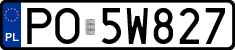 License plates of Poland, Regular car plates