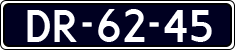 License plate of the Netherlands, Imported oldtimers (cars)